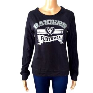 NFL Black and White Raiders Sweatshirt